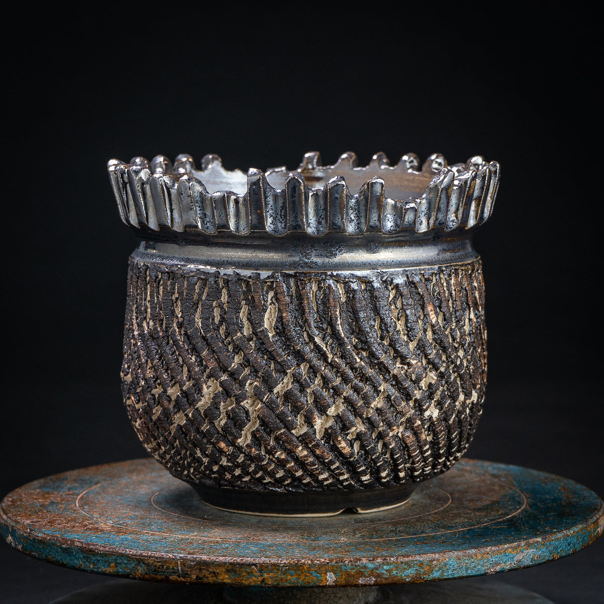 蕭窯生活工作室<br>Xiao.Pottery<br>手作盆 X-7