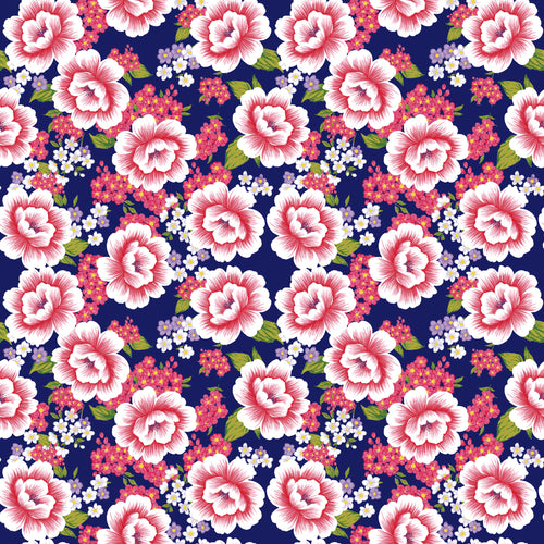 客家花柄(ハッカ)・大柄