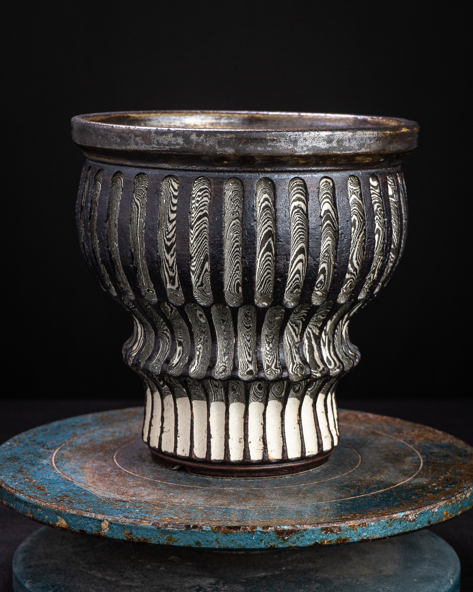 植木鉢　xiao.pottery / 蕭窯生活工作室　鉢 陶芸作家鉢　陶器鉢 蕭窯生活工作室Xiao.Pottery手作鉢 FM-2 — Greentex