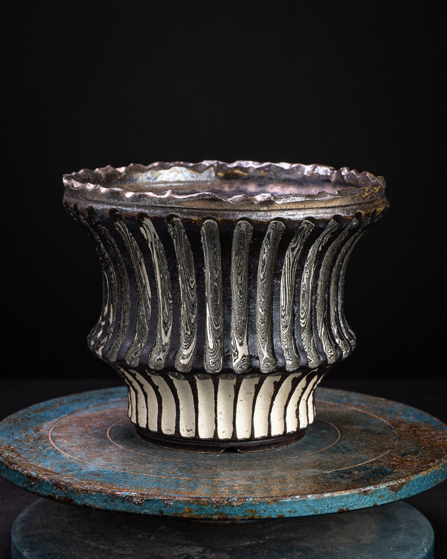 植木鉢　xiao.pottery / 蕭窯生活工作室　鉢 陶芸作家鉢　陶器鉢 蕭窯生活工作室Xiao.Pottery手作鉢 FS-3 — Greentex