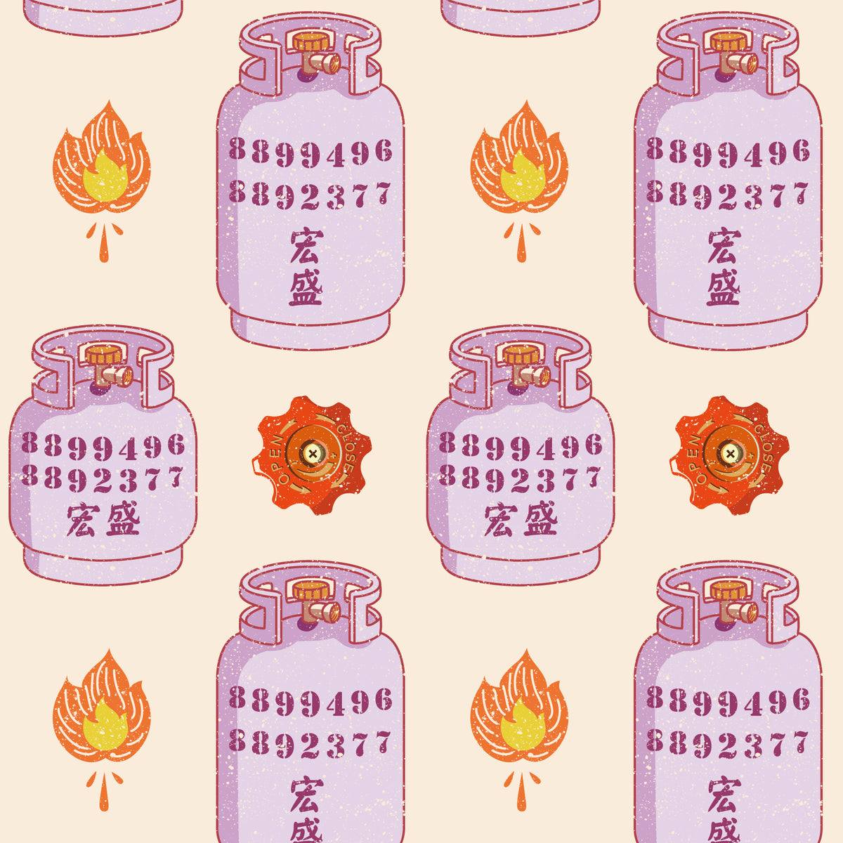 レトロガスボンベ