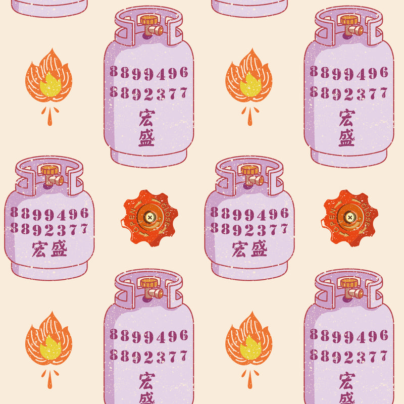 レトロガスボンベ