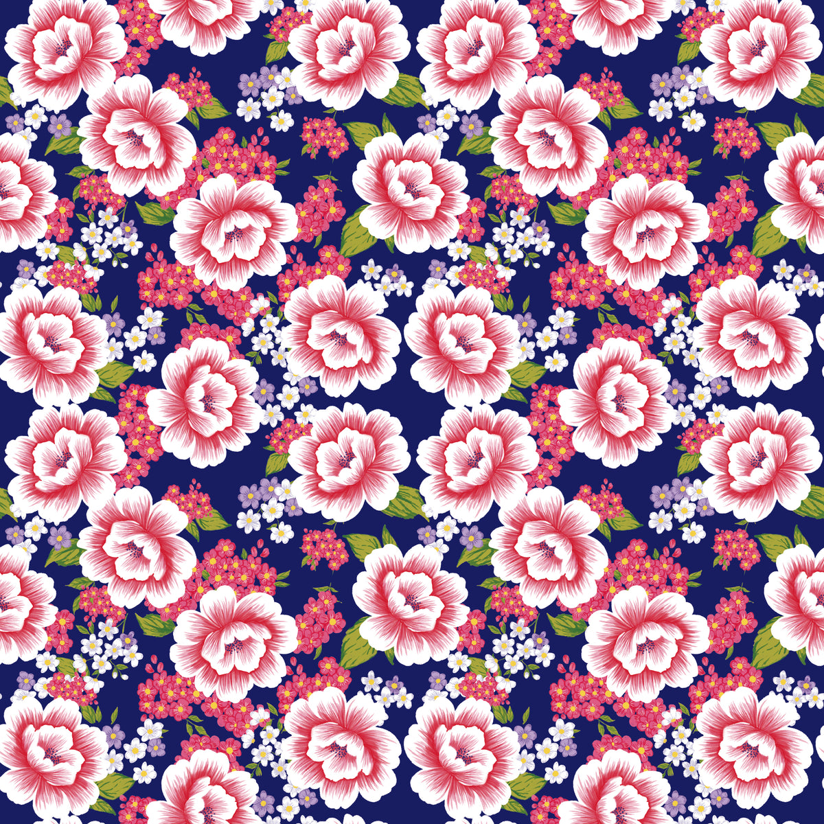 客家花柄（ハッカ）・大柄